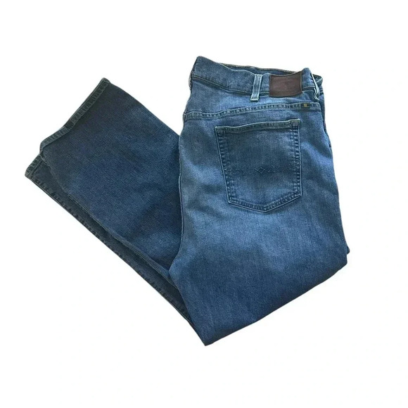 3/$25 Lucky Brand Women Jeans 46x32 Relaxed Fit Wide Leg High Rise Straight Vtg - Picture 1 of 7